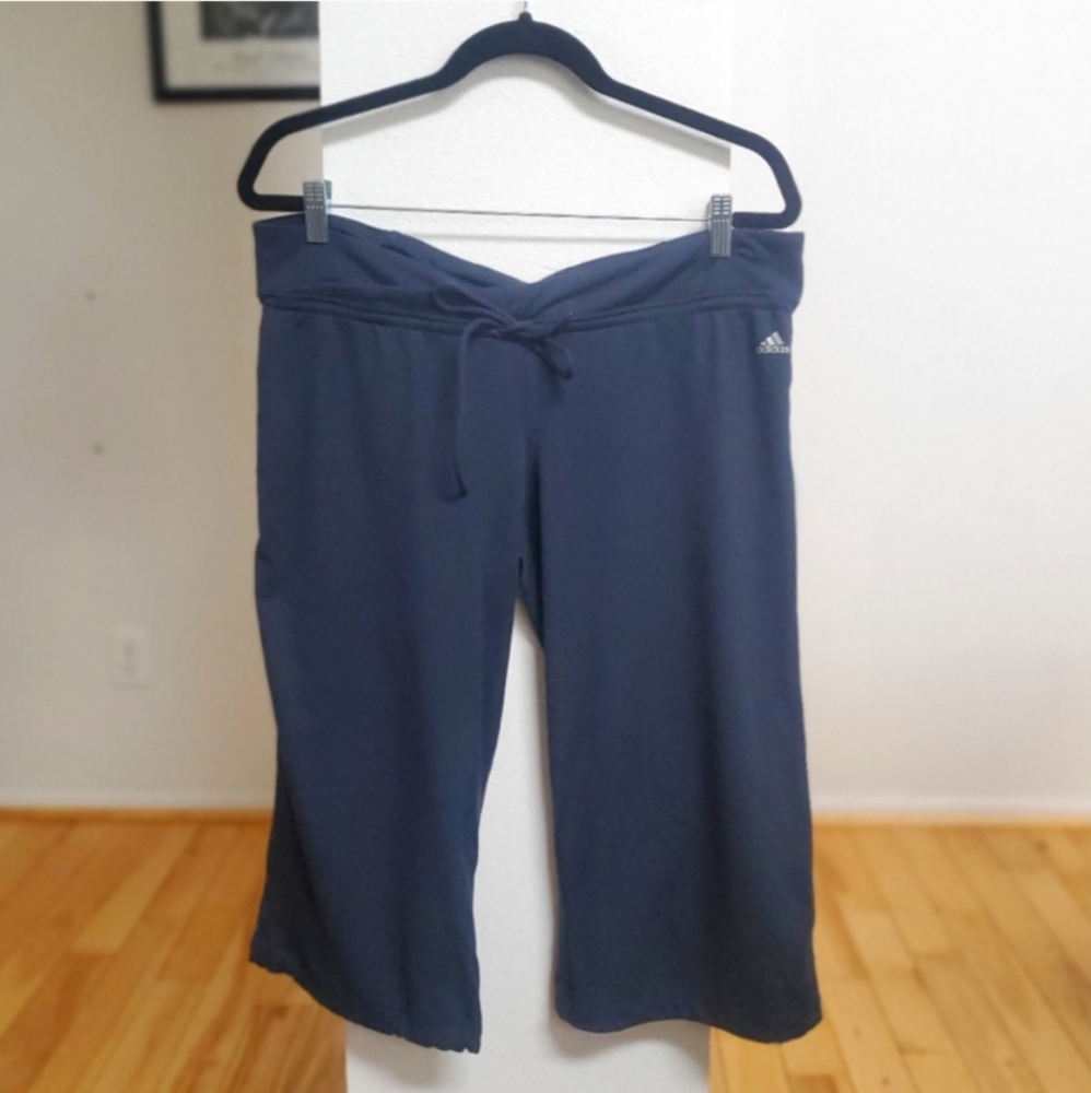 adidas Wide Leg Cropped Active Pants